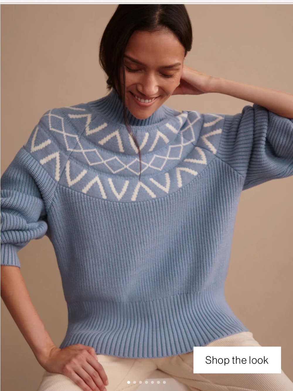Barley Marcie Fair Isle Women's Crewneck Sweater